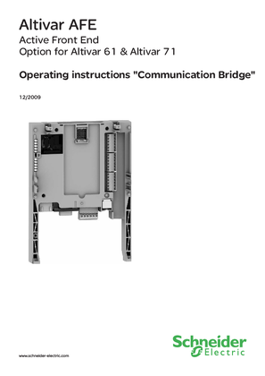 Programming manual for the option communication bridge